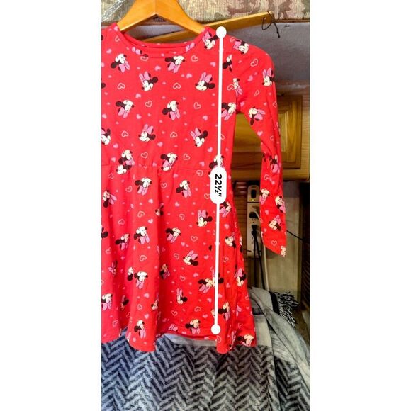 Disney Minnie Mouse Heart Dress, Girls Size 7/8 - Picture 5 of 6